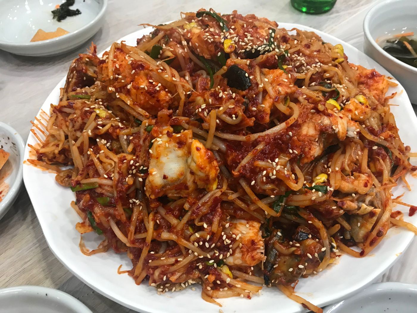 Agu-jjim (Spicy Braised Monkfish)