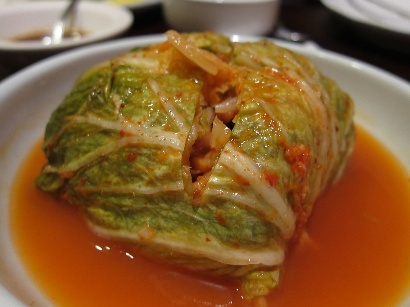 Wrapped Kimchi