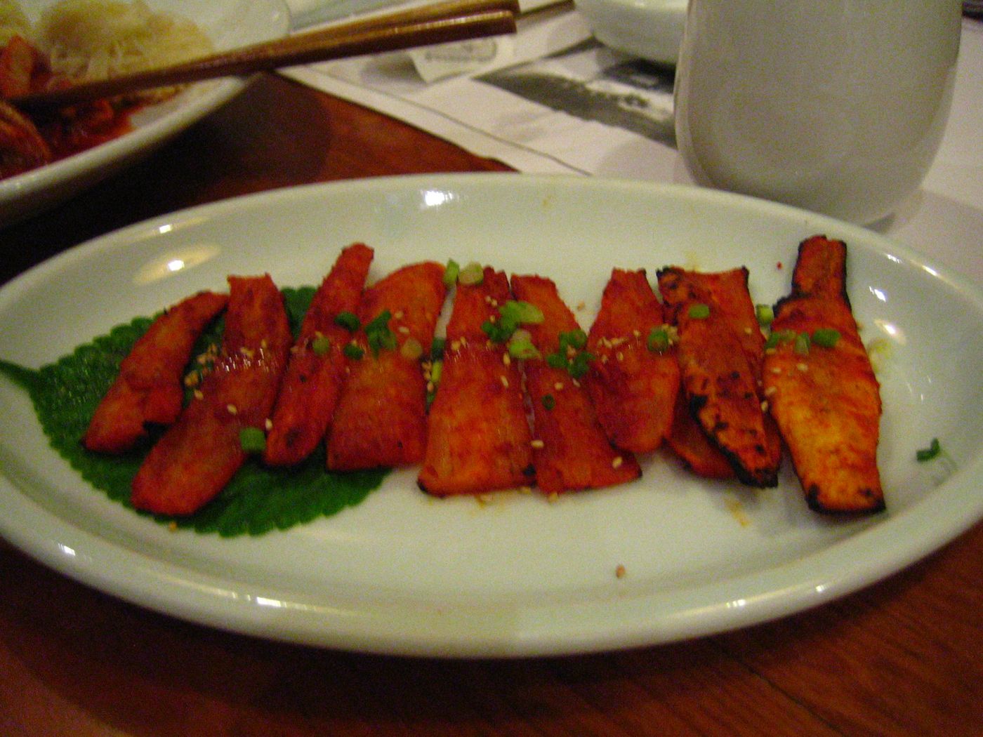 Deodeok Gui (Grilled Seasoned Deodeok)