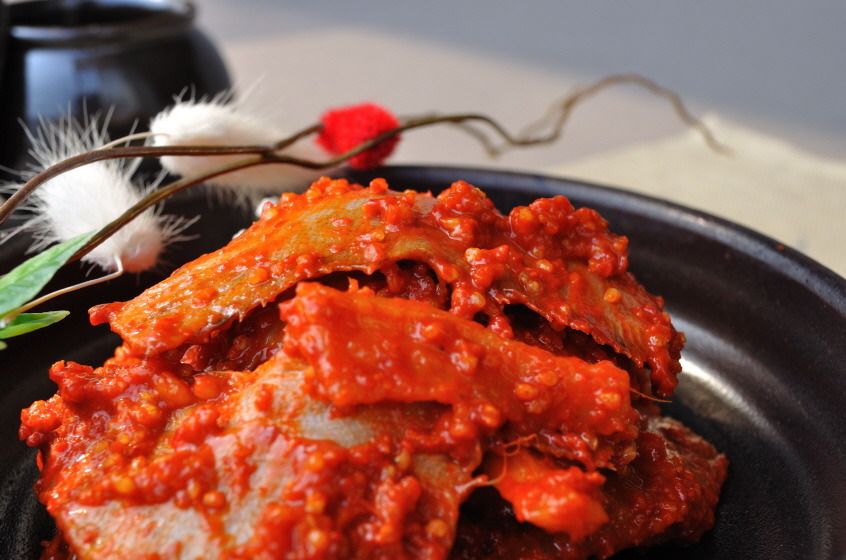 Fermented Flatfish with Millet