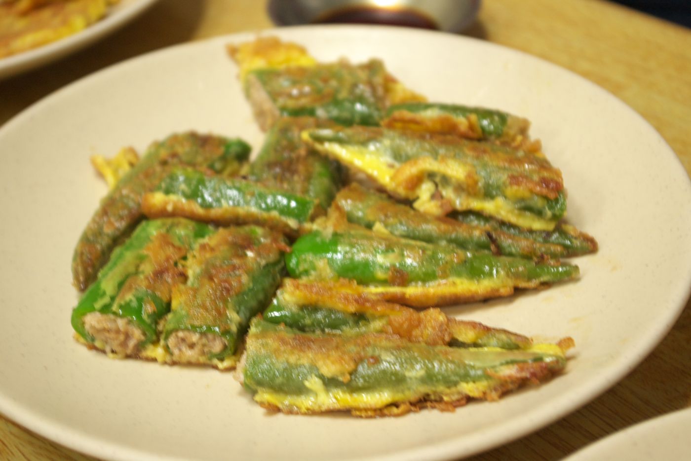 Gochu-jeon (Stuffed Green Chili Peppers)