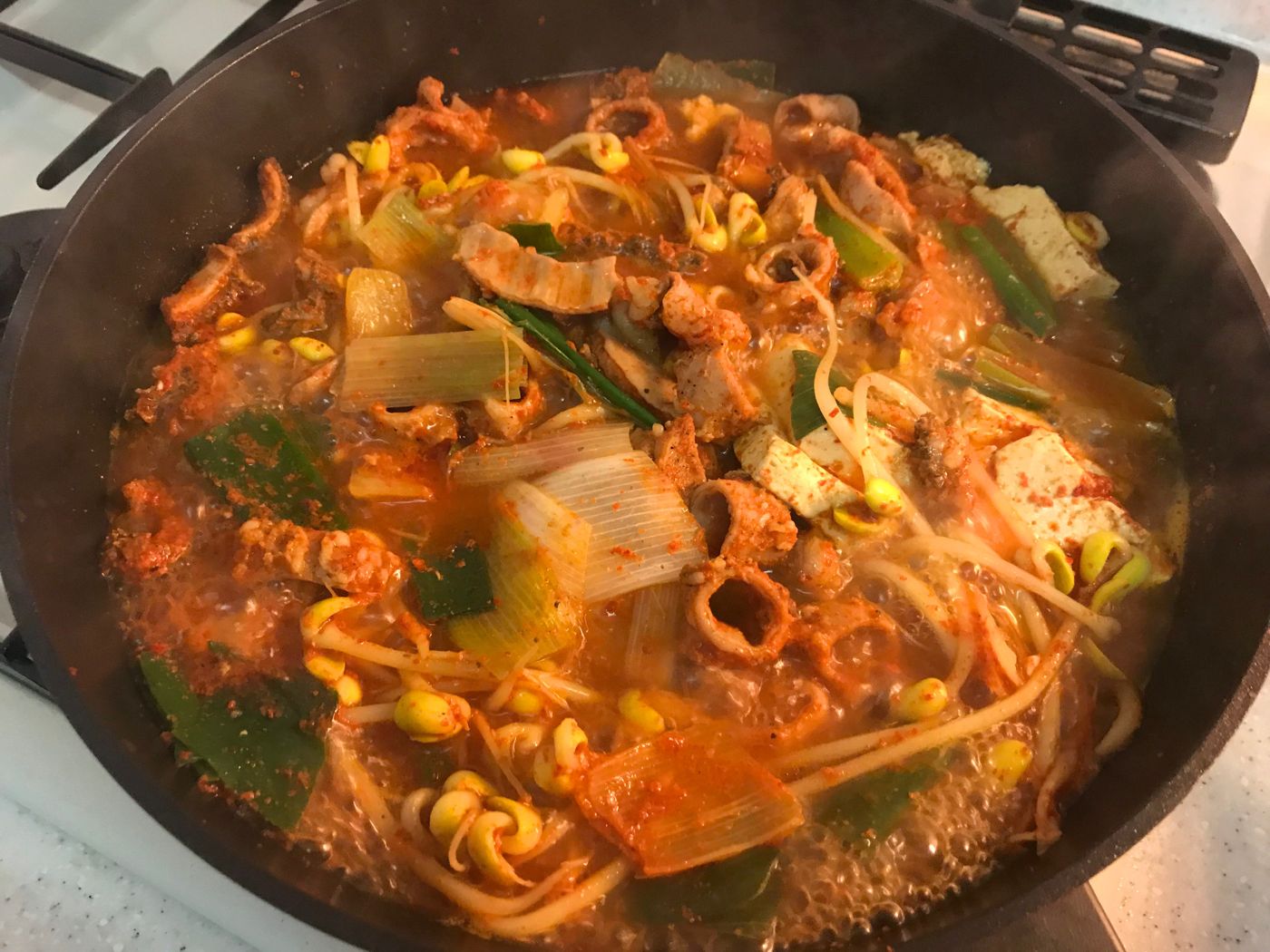Gopchang Jeongol (Beef Intestine Hot Pot)