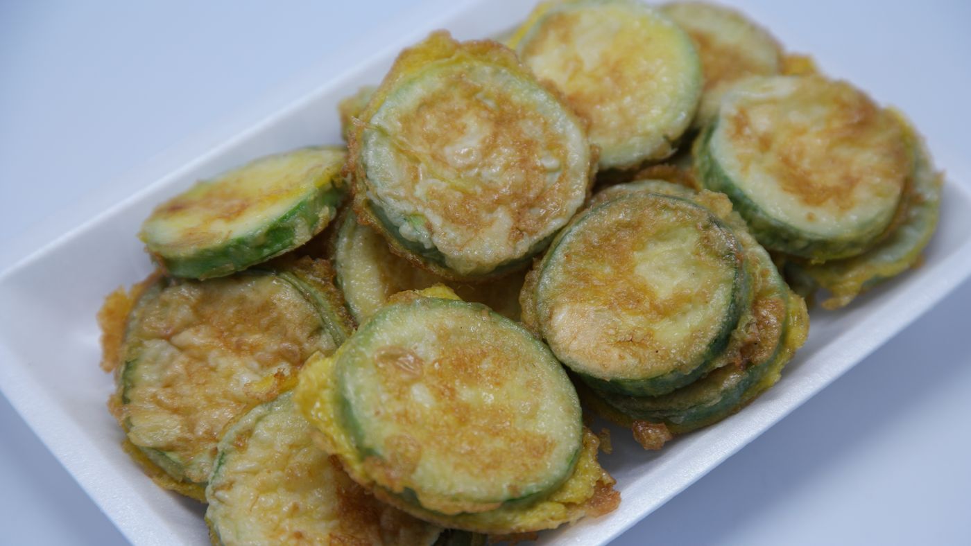 Hobak Jeon (Pan-Fried Zucchini)