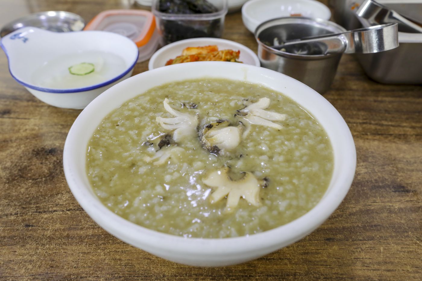 Jeonbok-juk (Abalone Rice Porridge)