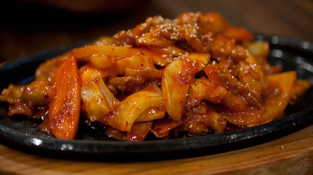Jeyuk Bokkeum (Spicy Stir-Fried Pork)