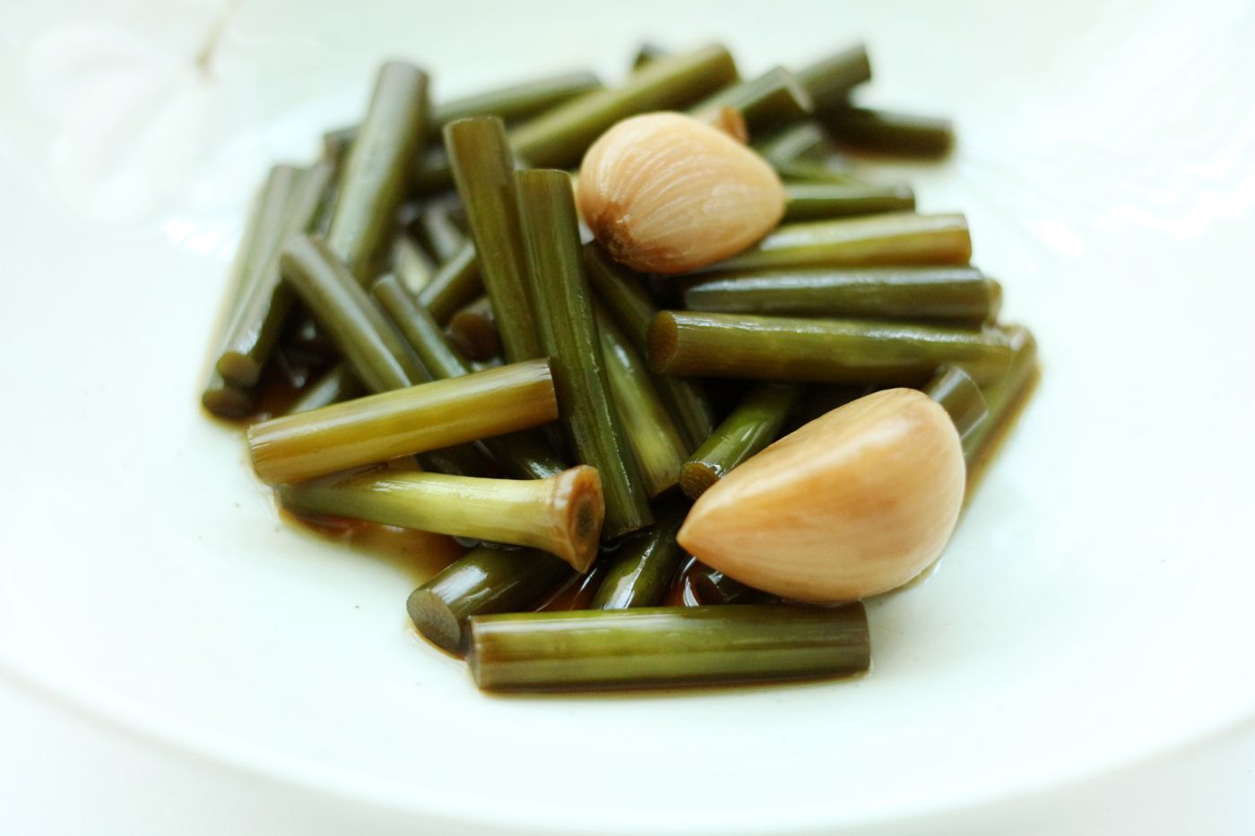 Pickled Garlic Scapes