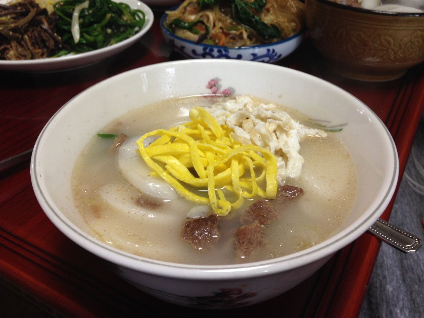 Tteokguk (Rice Cake Soup)
