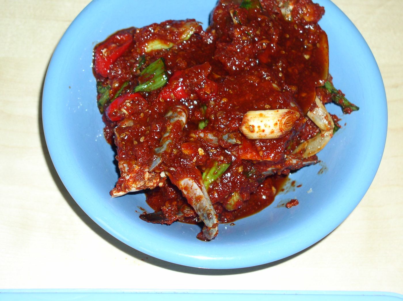 Spicy Marinated Raw Crab